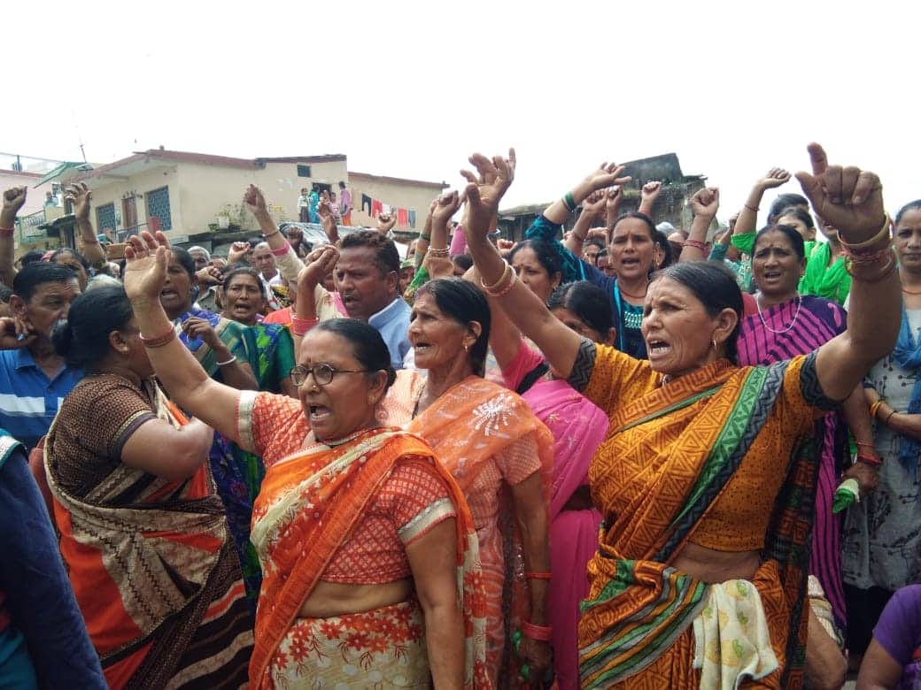 Villagers block highway on Chorkandi double murder case in pauri