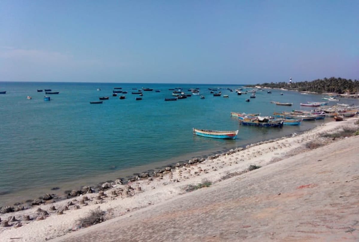Tamil Nadu Movement in the Gulf of Mannar in Rameswaram, tornado spotted