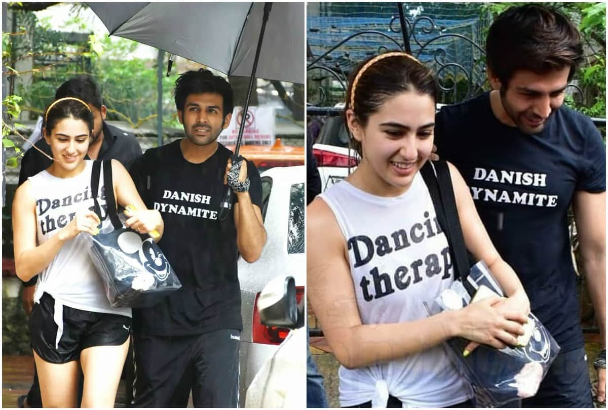 kartik aaryan and janhvi kapoor after post birthday bash