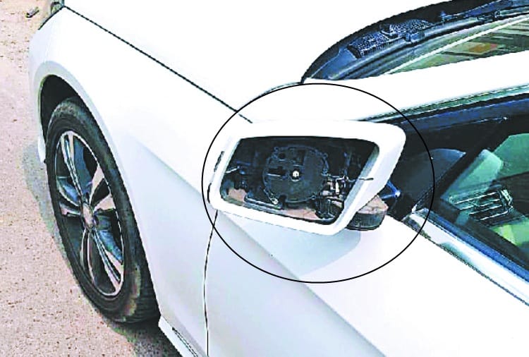 side mirrors theft in chandigarh