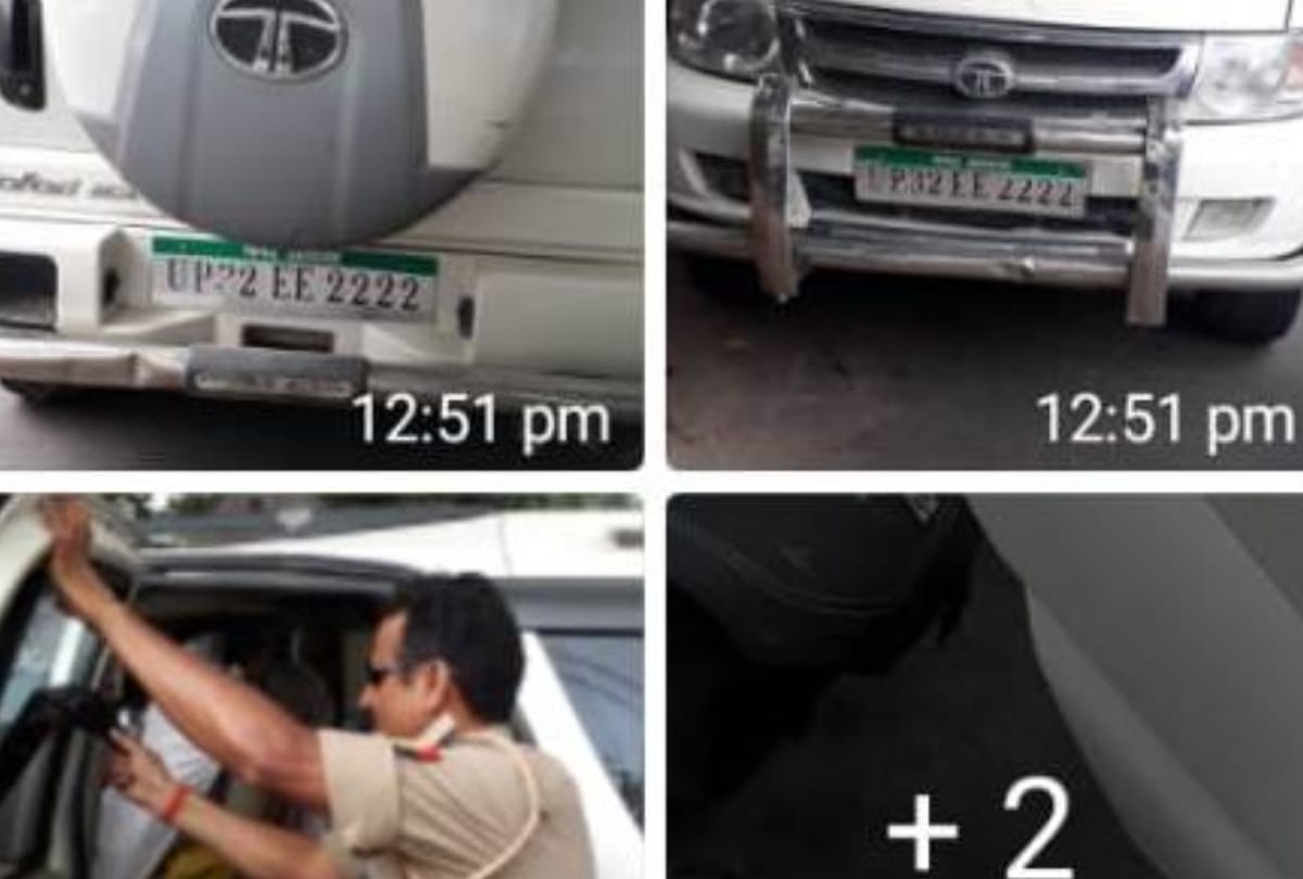 special campaign of traffic police in lucknow