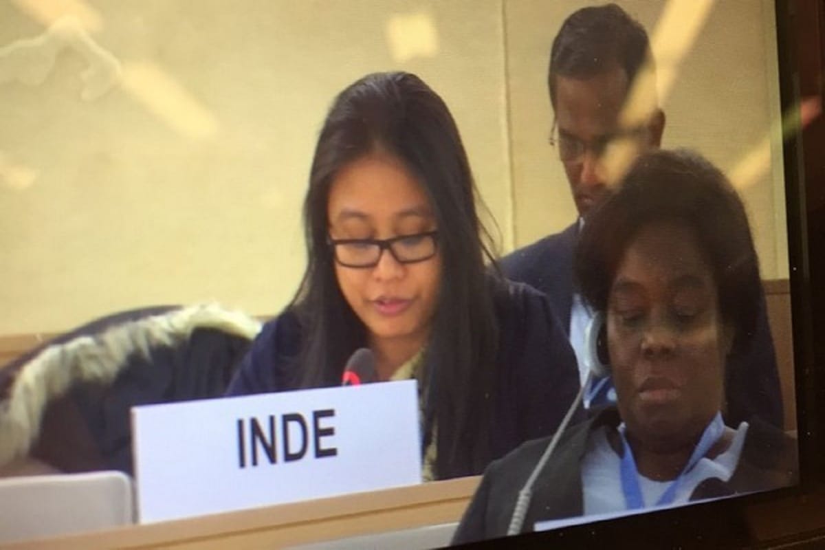 Kumam Mini Devi attacks on pakistan in 42nd UNHCR session