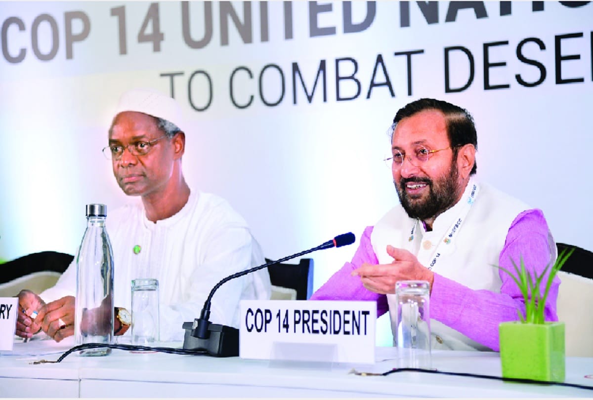 Resolution of ending wastelands by 2030 and Indian efforts appreciated in COP 14 