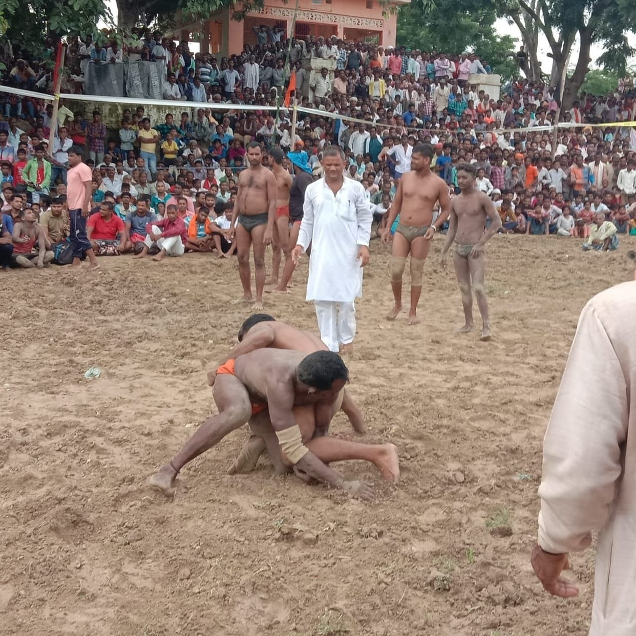 Abdul defeated vijay in wrestling