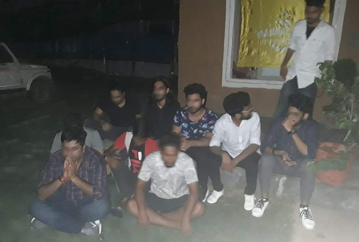 Gurugram News Biggest Alcohol Party Busted 43 Boys and Girls Arrested