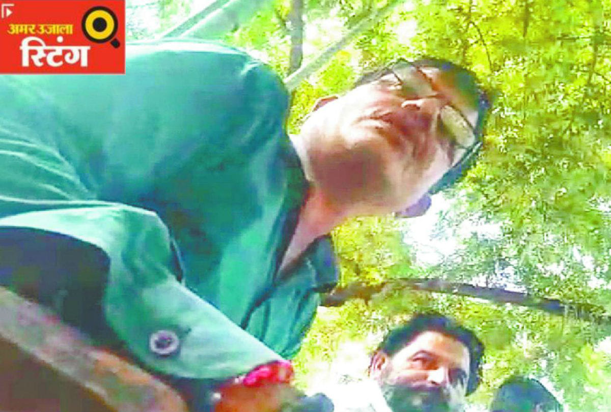 amar ujala sting operation big exposed of corruption in RTO agra