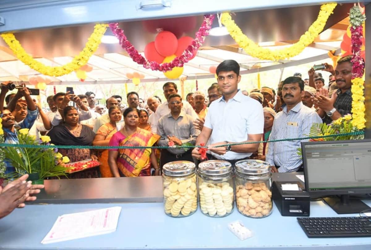 Dn sandeep nanduri open cafe able for disabled people in thoothkudi district