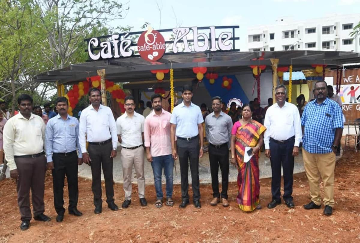 Dn sandeep nanduri open cafe able for disabled people in thoothkudi district