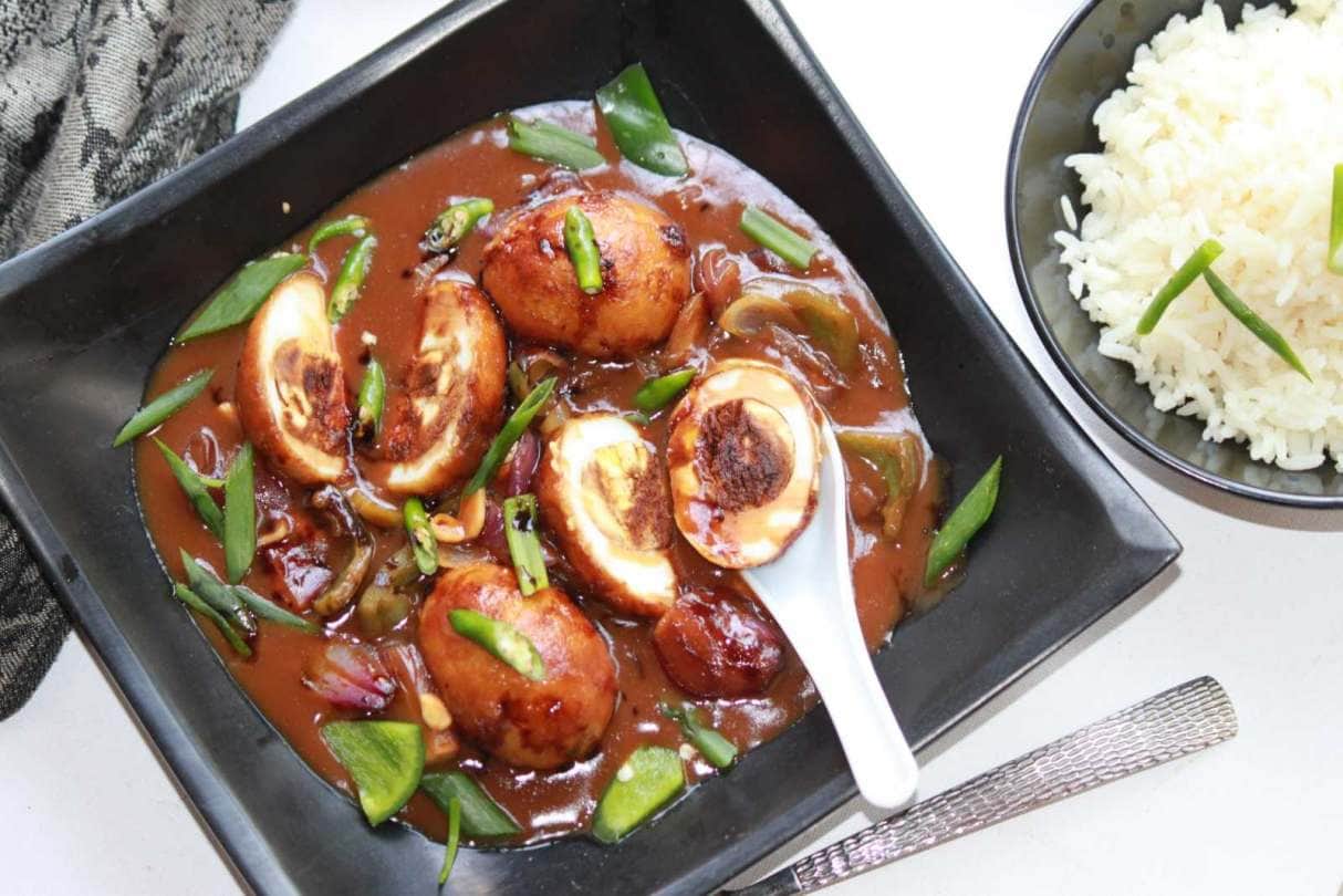 winter recipe egg masala cheese curry