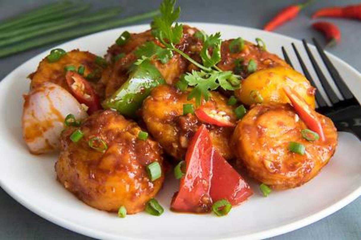 chilli egg recipe
