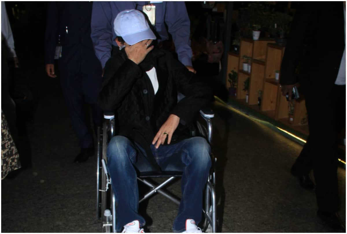 Irrfan Khan spotted at Mumbai airport on wheelchair