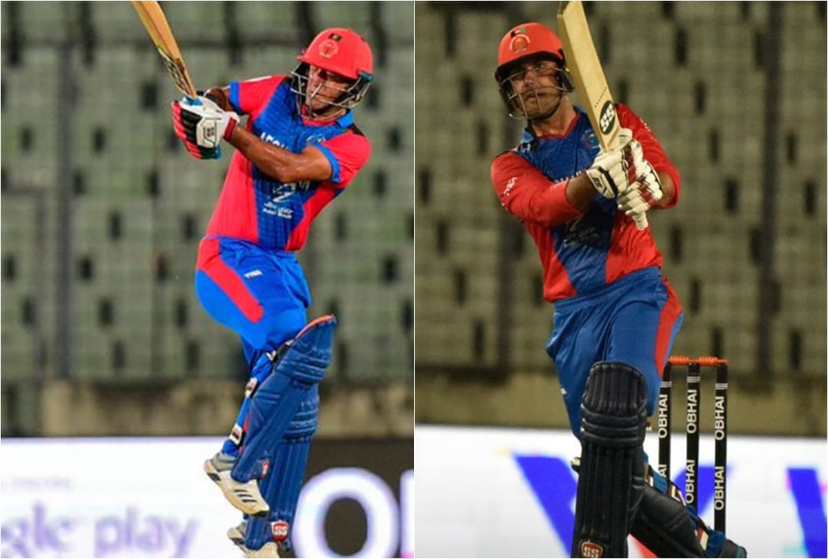 AFGvZIM: Mohammad Nabi and Najibullah Zadran smashes Seven sixes in seven balls
