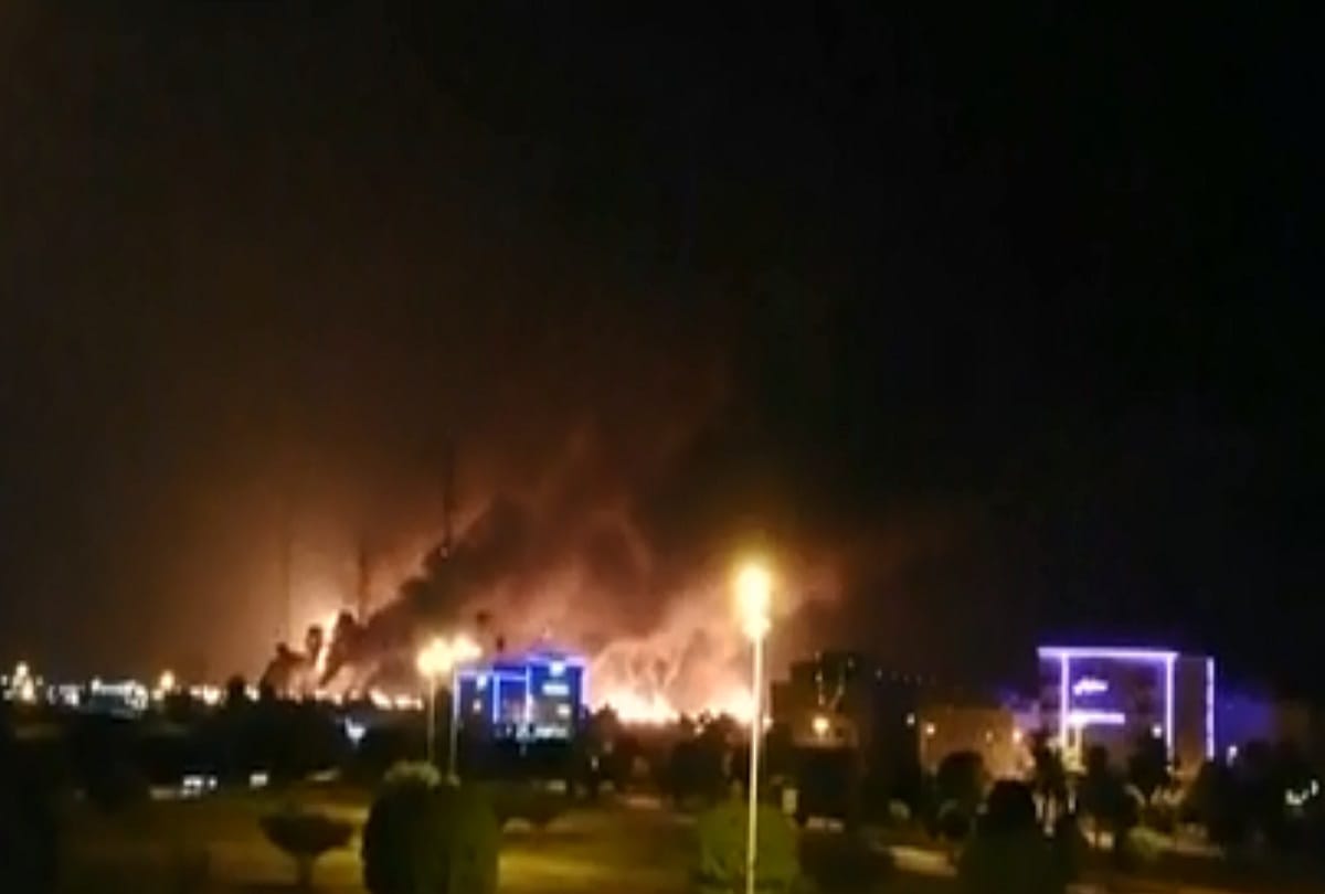 Saudi Aramco Fire News: Drone Attacks On Saudi Arabia Aramco Oil Plants Trigger Fire