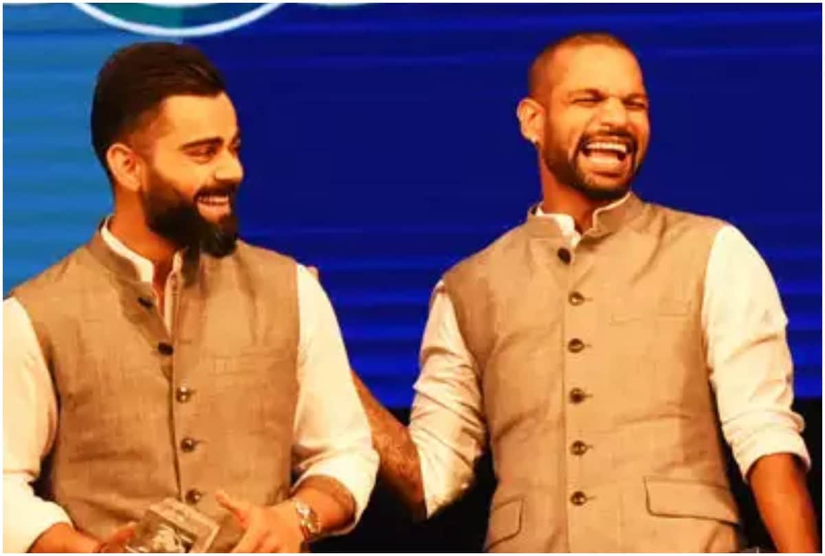 Watch video What songs Virat Kohli listens to Shikhar Dhawan Reveals Dressing Room Playlist