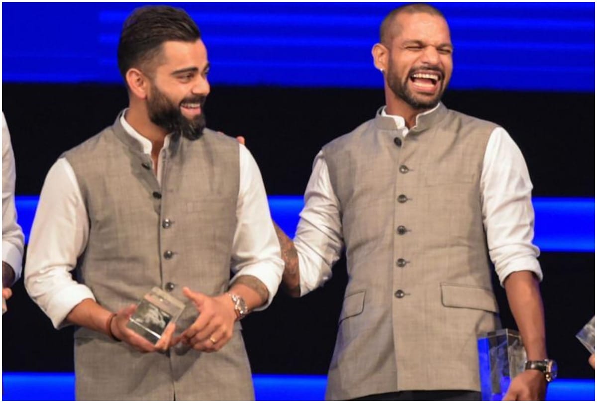 Watch video What songs Virat Kohli listens to Shikhar Dhawan Reveals Dressing Room Playlist