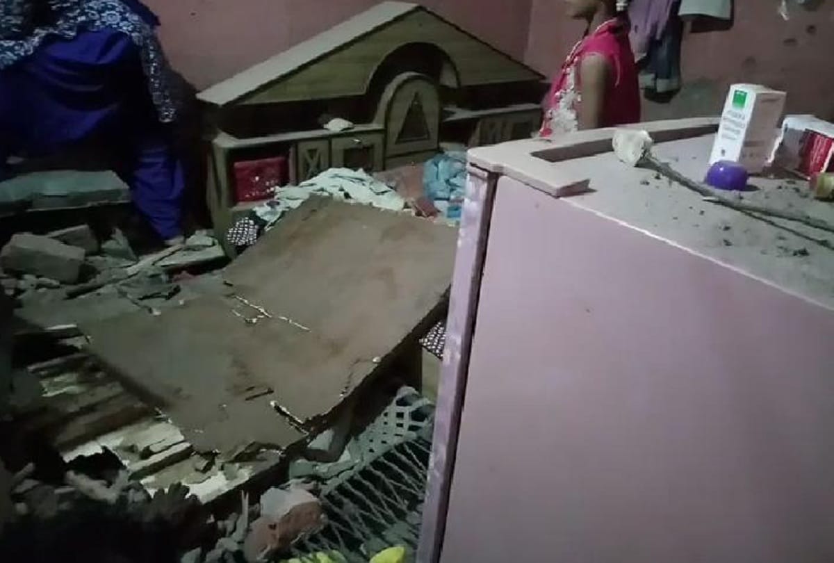 Bursting businessman's house, pregnant woman dies in Prayagraj