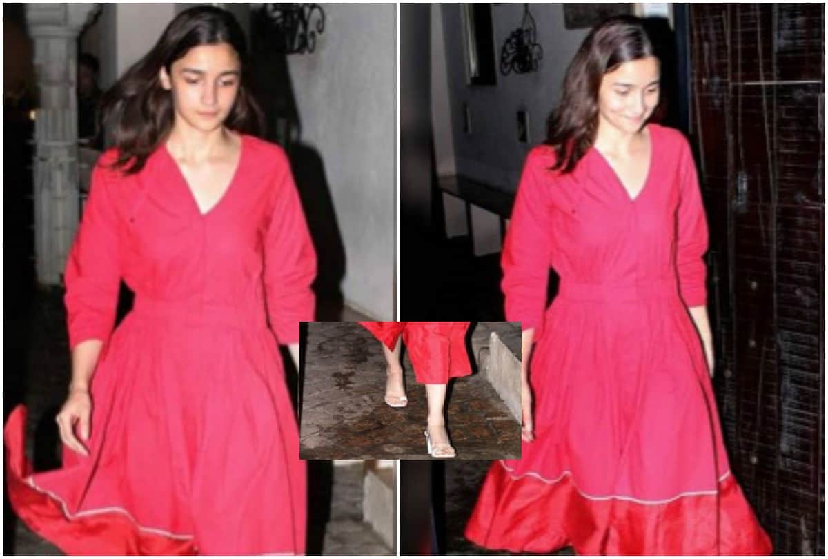 Alia Bhatt Spotted Wearing Transparent Sandals Cost is 50 Thousand Rupees
