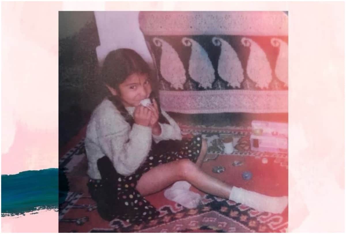 Anushka Sharma shares childhood photo on Instagram, husband Virat Kohli hearts it
