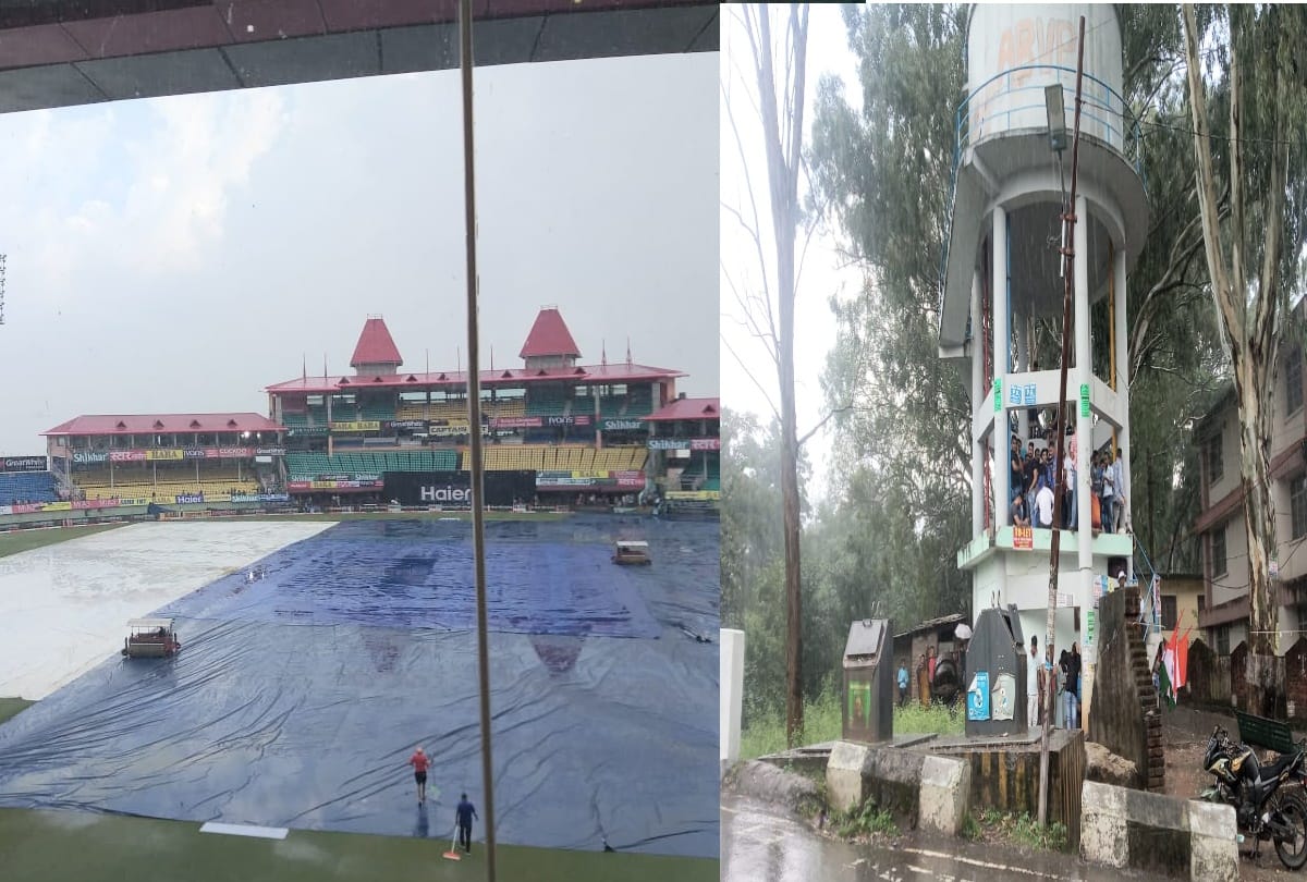 ind vs south africa:  The rain spoiled the fun of cricket lovers in dharamshala