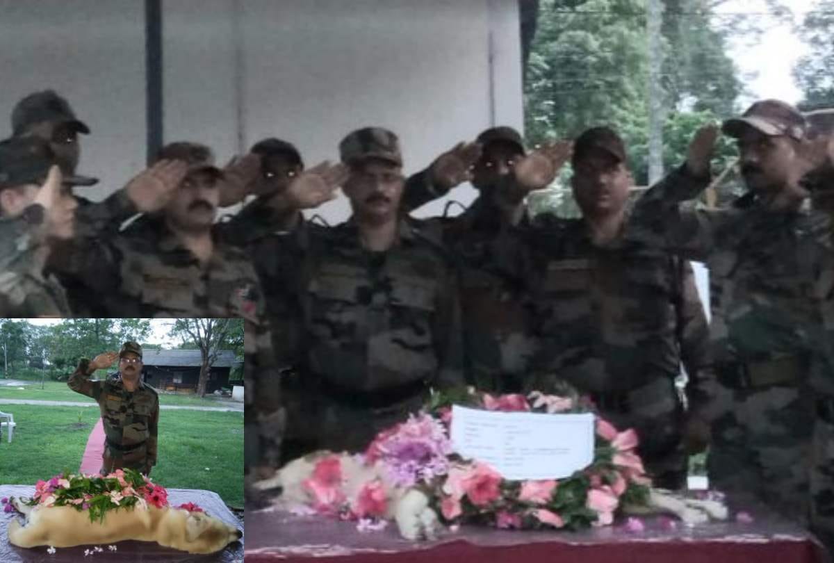 Army Eastern Command Condole the death of Dutch a 9 year old dog