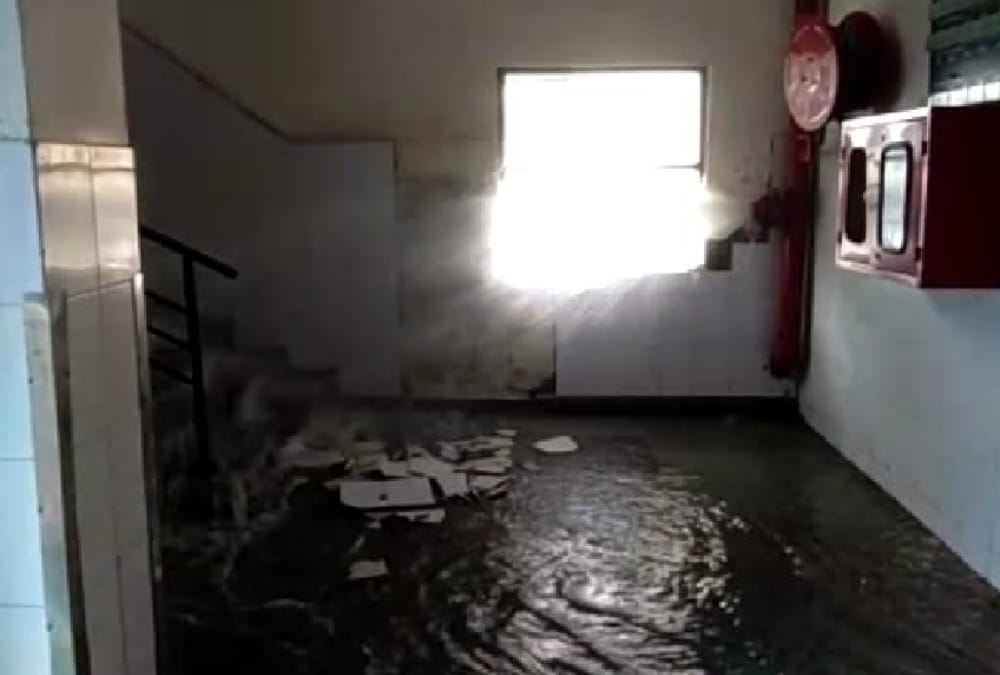A pipeline blast in Lohia Hospital in Lucknow.