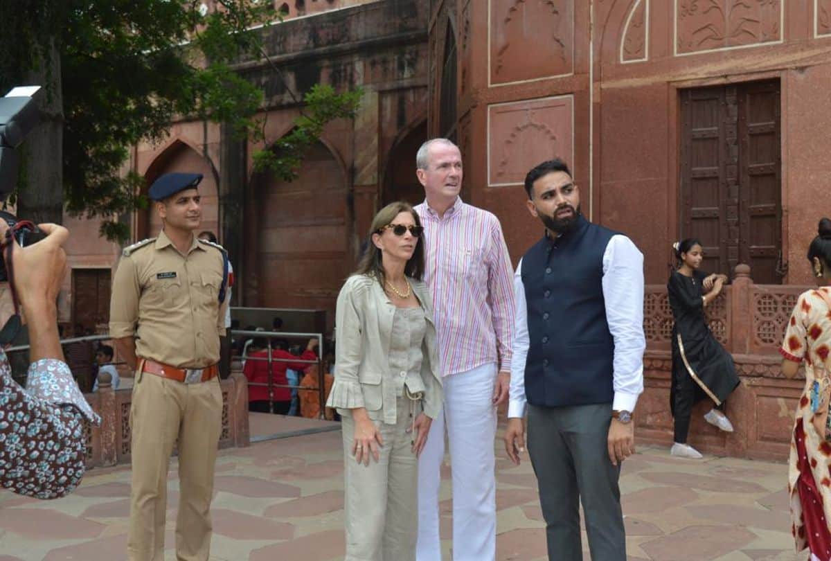 New Jersey Governor Phil Murphy Visits TajMahal Agra