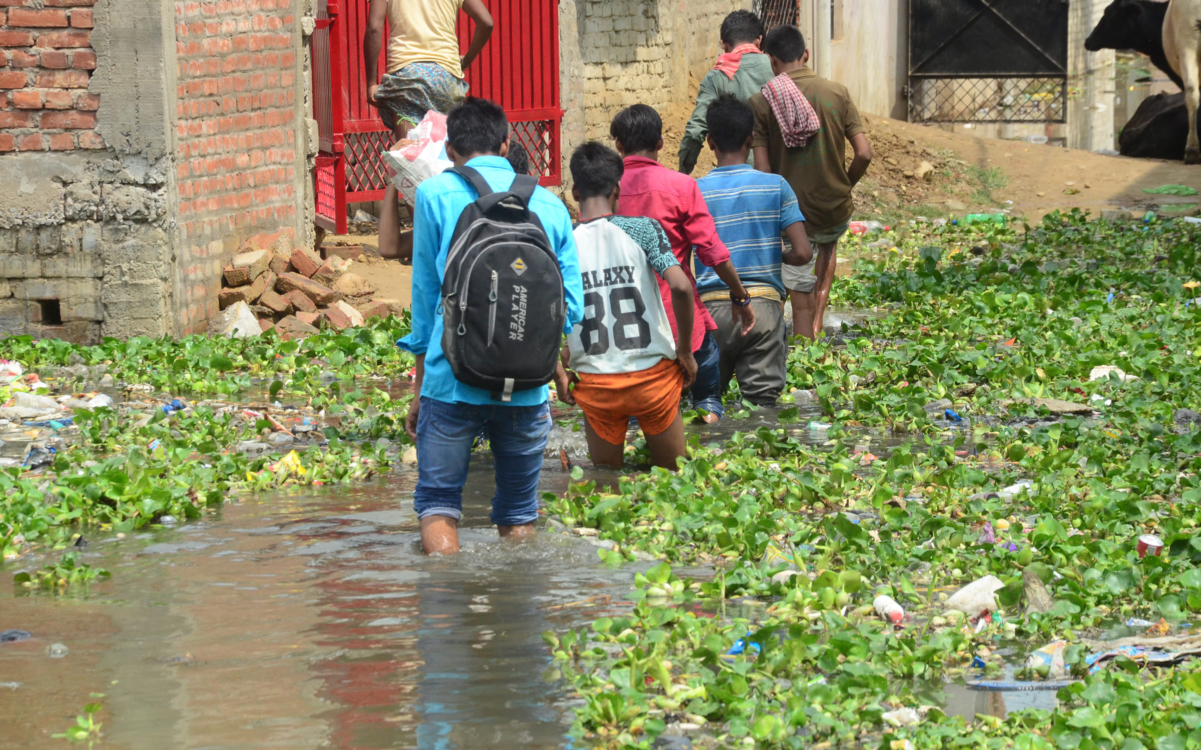 Ganga-Yamuna, alluvial settlements submerged in Prayagraj