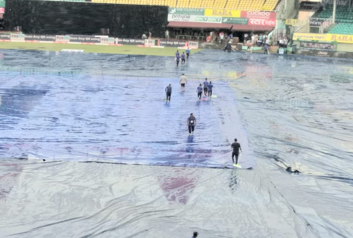 ind vs south africa:  The rain spoiled the fun of cricket lovers in dharamshala