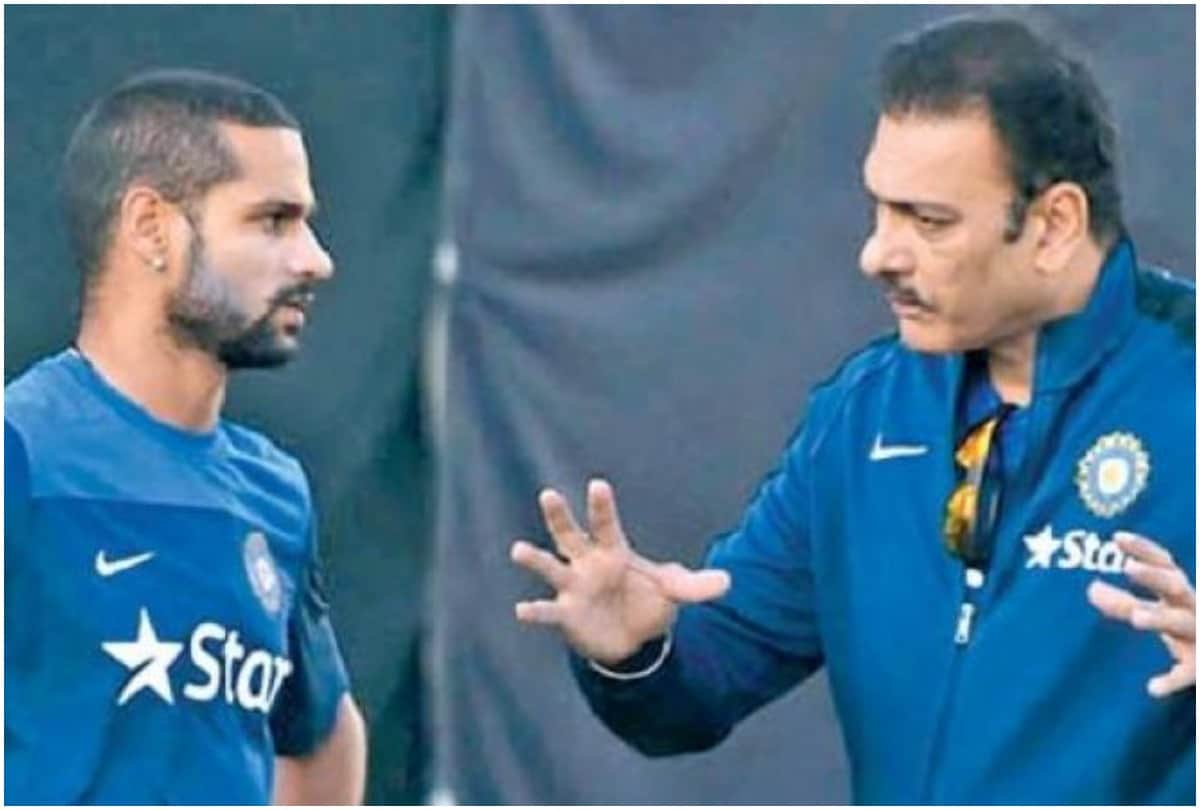 India vs South Africa Coach Ravi Shastri and Shikhar Dhawan bond ahead of 1st T20 See pic