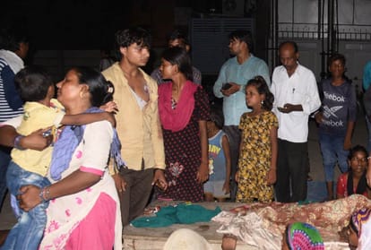 an innocent died in an accident in lucknow
