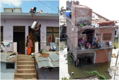 yamuna water level reaches up to danger level in prayagraj