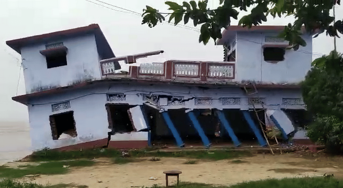 Ganga flowing above danger point caused havoc in ballia