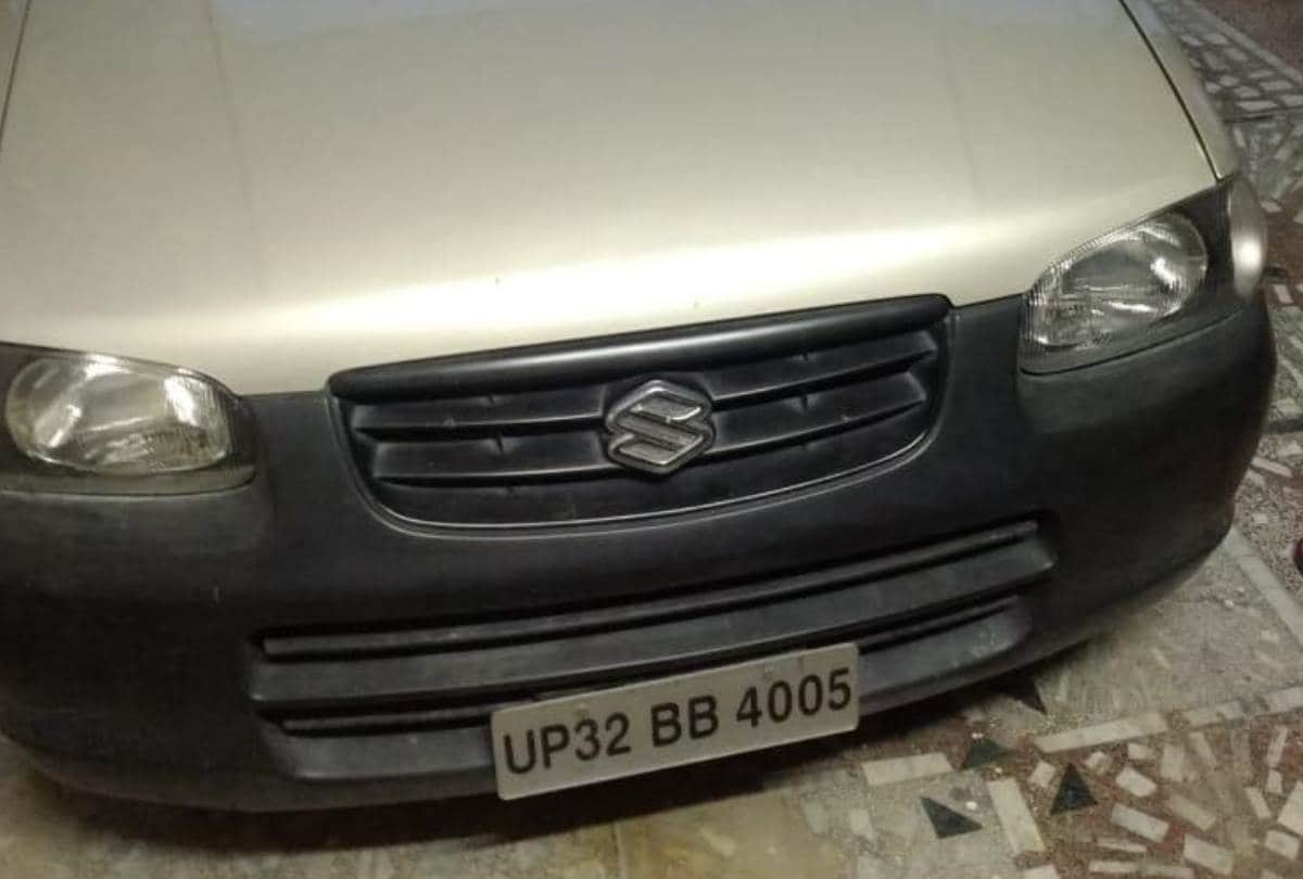 UP News: Police Imposed Challan on a Car Driver for Helmet