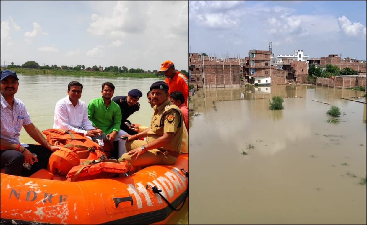 Administration issued phone number for relief rescue work to help people affected floods in Varanasi