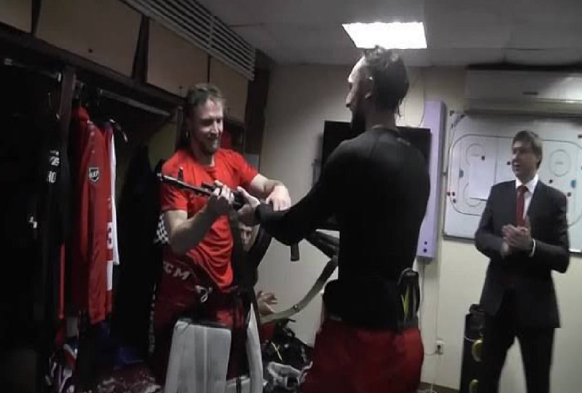 Hockey goalkeeper gets AK-47 assault rifle gift for man of the match performance in Russia