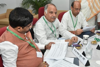Uttar Pradesh Government ministers in manthan 2.