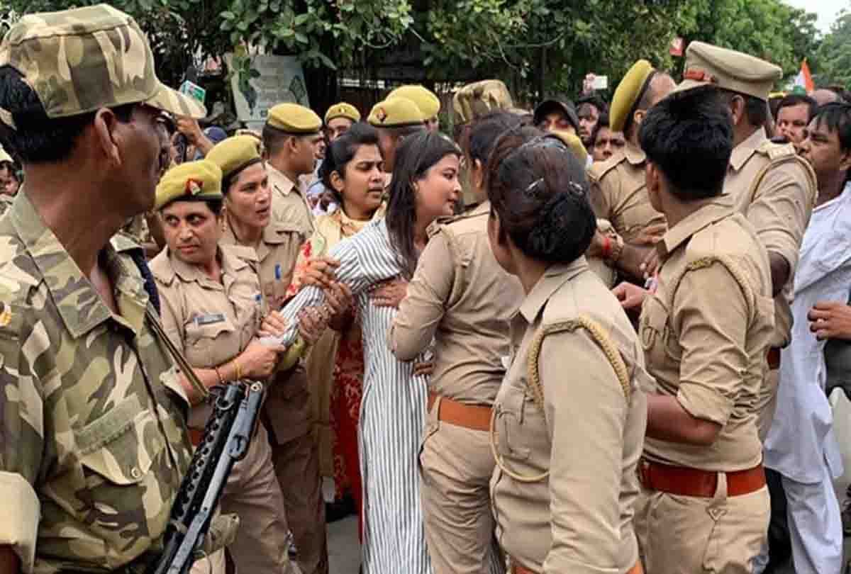 25-year-old Congress candidate karishma thakur arrives to oppose CM Yogi in kanpur rally