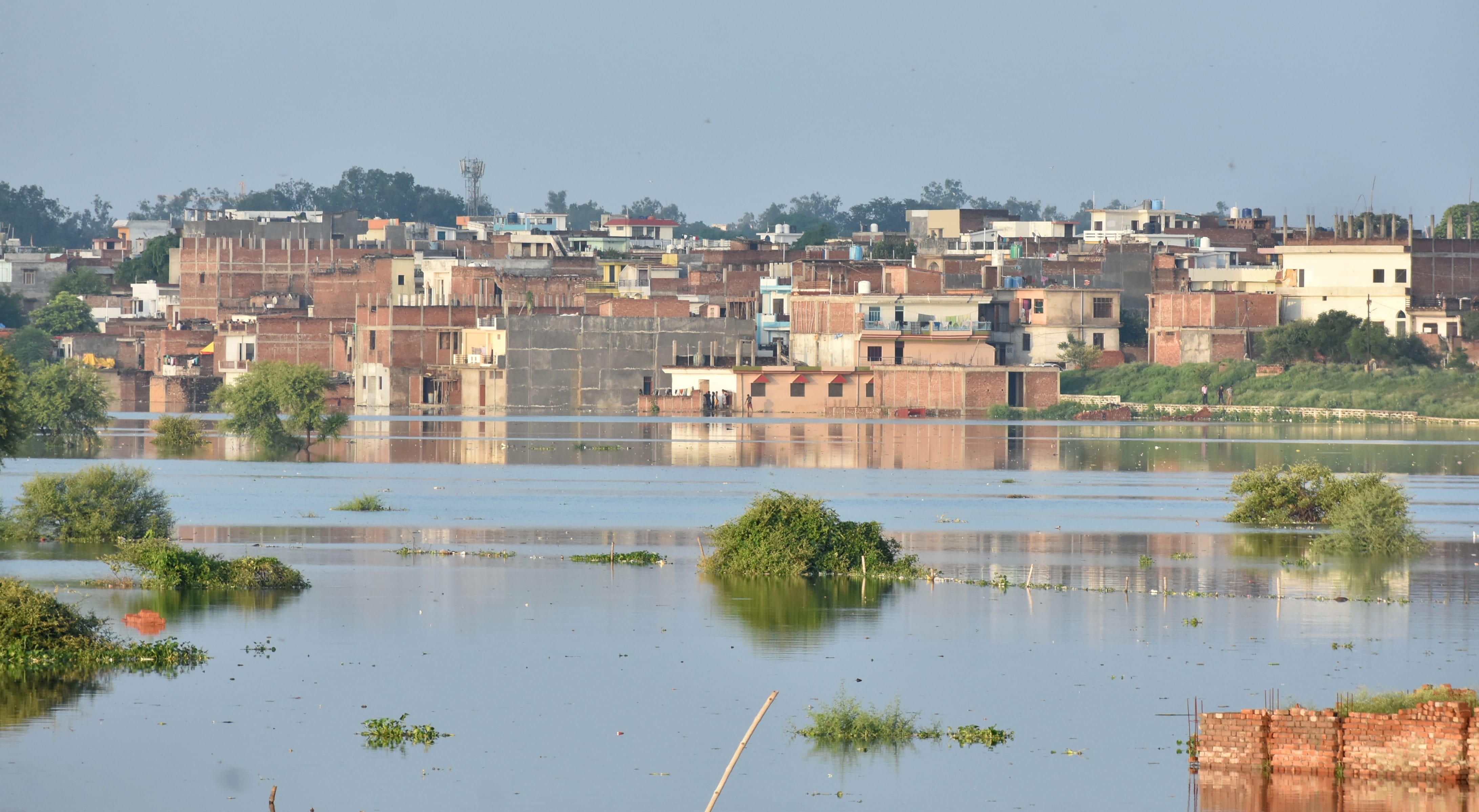 Prayagraj News: Boats on the roads, thousands of homeless