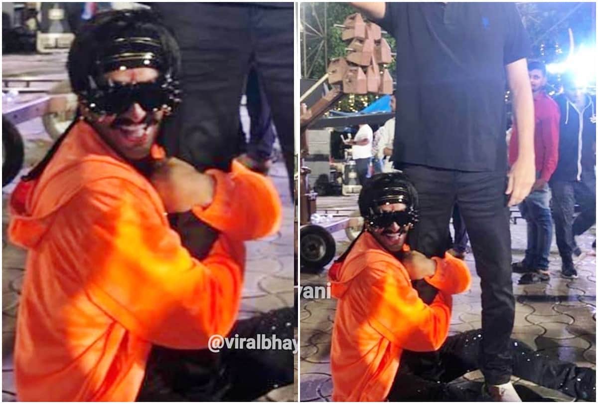 Social media reaction on Ranveer Singh holds on to Shiamak Davar leg while rehearsing