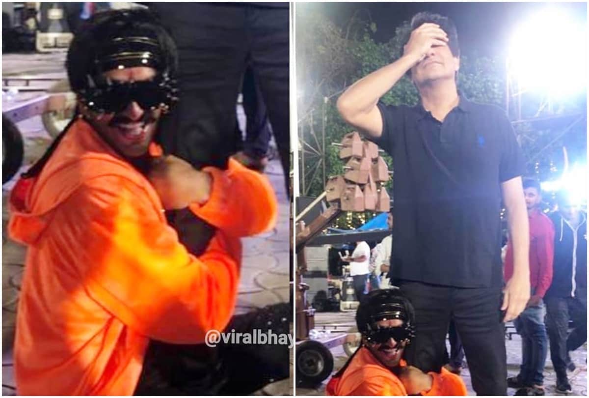 Social media reaction on Ranveer Singh holds on to Shiamak Davar leg while rehearsing