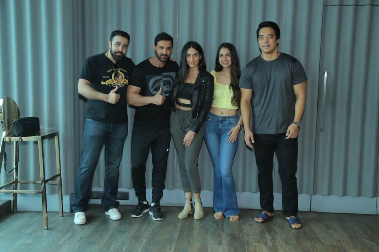 Danny Denzongpa son Rinzing Denzongpa meet John Abraham before his first film squad shooting