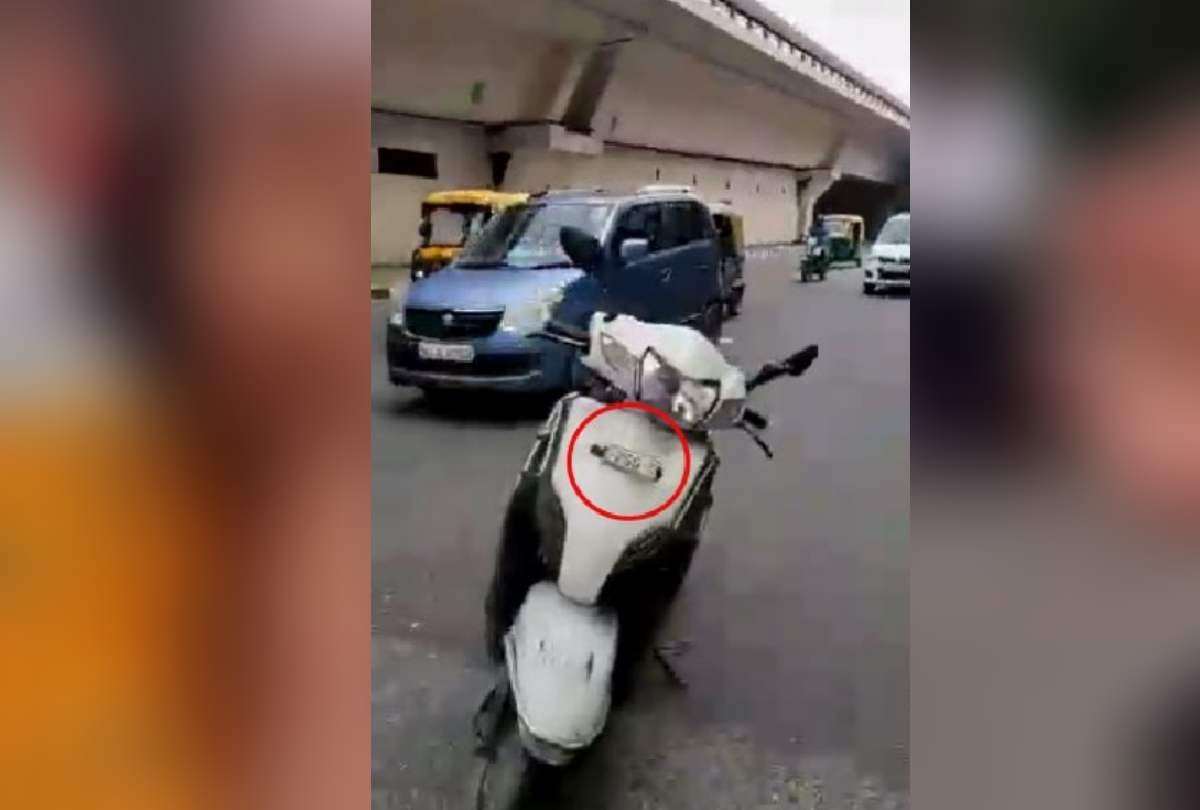 Girl says I will hang myself if challan imposed in Delhi