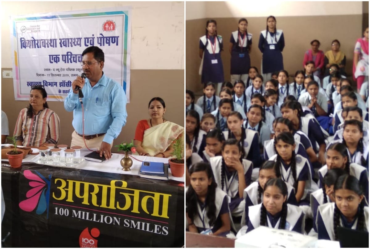 amar ujala aprajita in jhansi on Adolescent Health and Nutrition