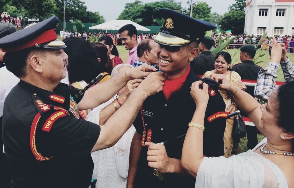 Dhruv Pratap Singh Becomes Army Officer
