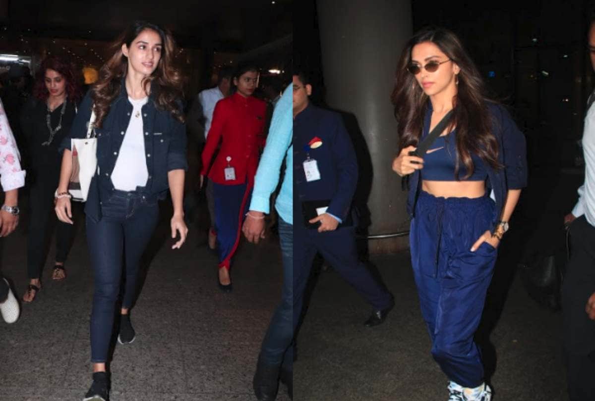 deepika padukone disha patani and hina khan spotted at airport