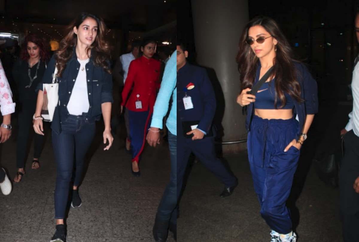 deepika padukone disha patani and hina khan spotted at airport