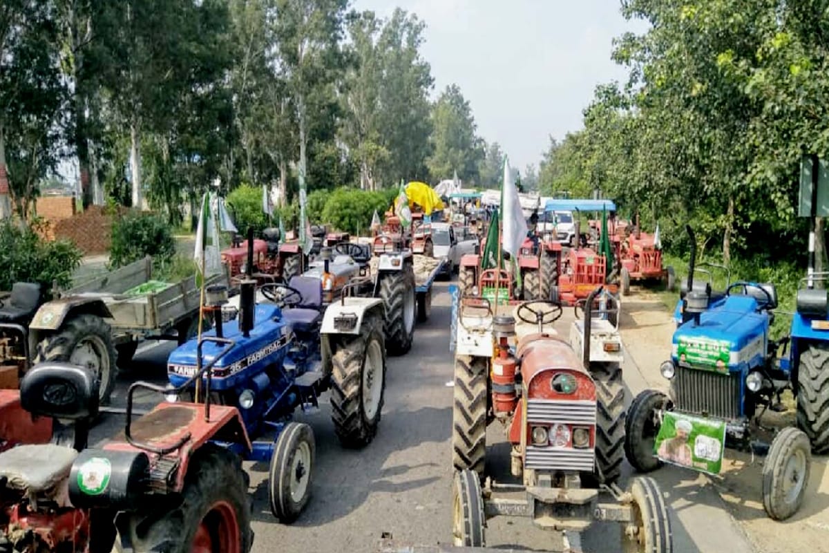 Farmers padyatra, Farmers occupy Delhi-Meerut road, moving delhi to solve problems