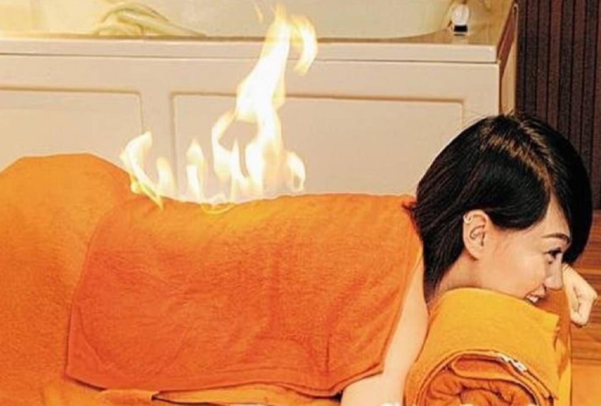 Fire Therapy in china Sets Patients Up In Flames To Cure Chronic Illness