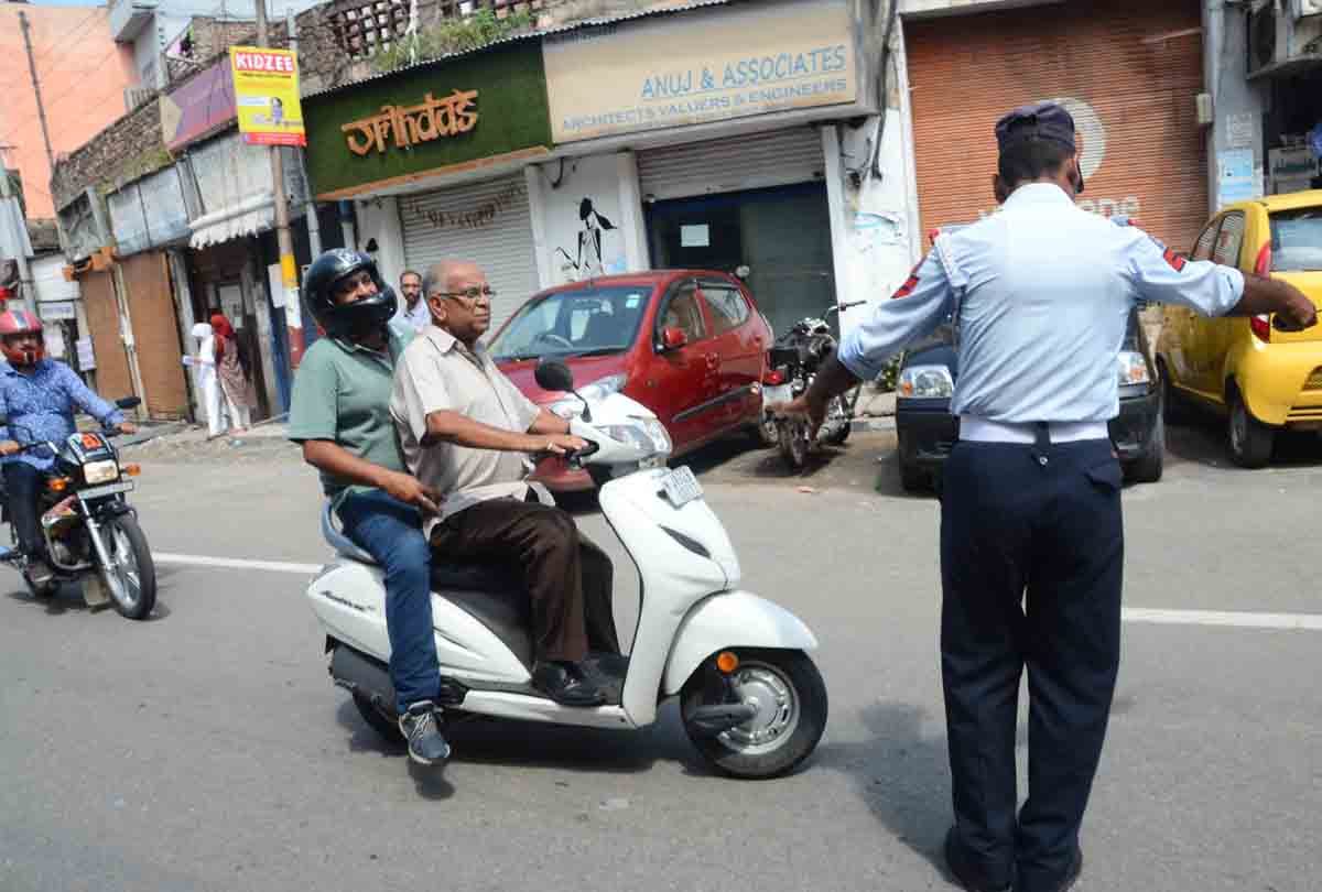 Traffic police did not fine with new rules, new traffic rules in india 2019