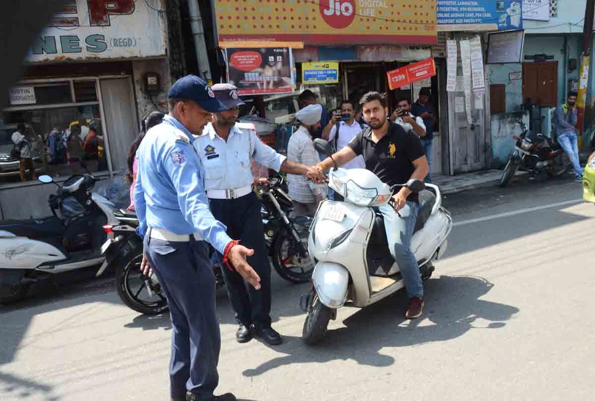 Traffic police did not fine with new rules, new traffic rules in india 2019